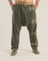 Harem pants with elastic on the waist and drawstring